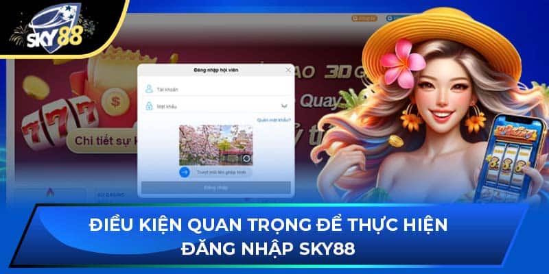 Điều kiện quan trọng để thực hiện đăng nhập Sky88