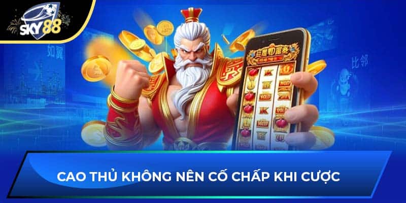 Cao thủ không nên cố chấp khi cược