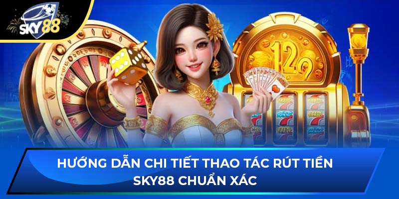 Hướng dẫn chi tiết thao tác rút tiền Sky88 chuẩn xác